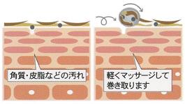 肌の表面